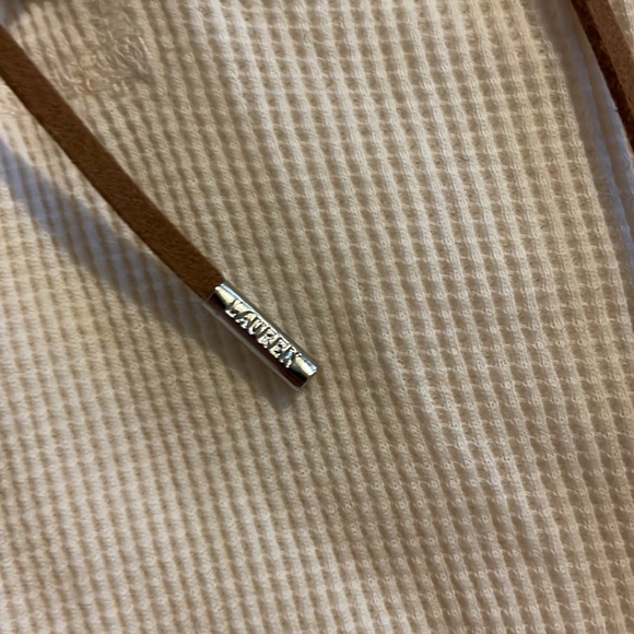 NWT Ralph Lauren Lace-Up Tee - Picture 3 of 4